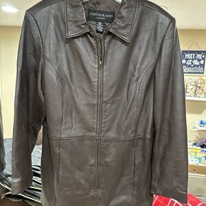 Centigrade Brown Leather Jacket